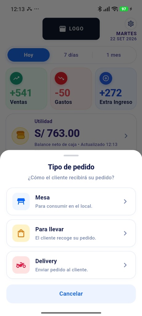 Tipos de Pedido en MiSoli