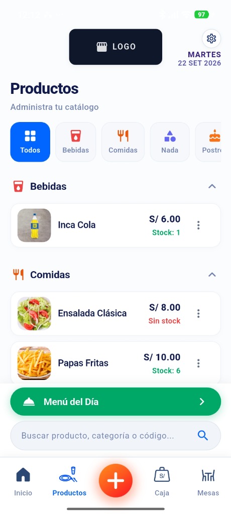 Catálogo de Productos y Stock